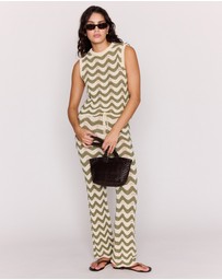 MINKPINK - Clio Crochet Knit Pants