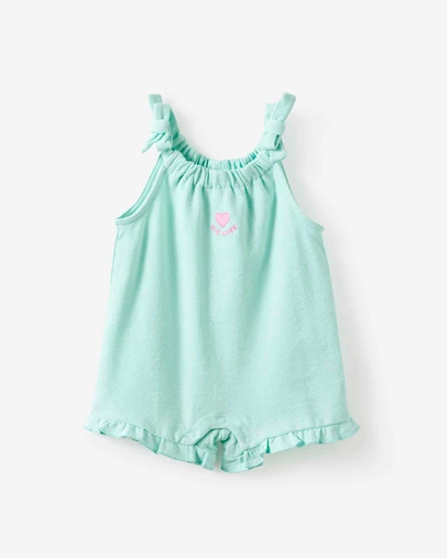 Cotton On Kids - Baby Textured Ruffle Playsuit