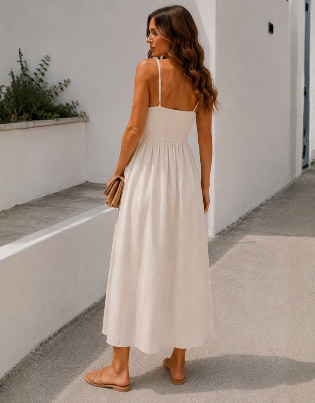 Esther & Co - Kiernan Dress - Vanilla Mist