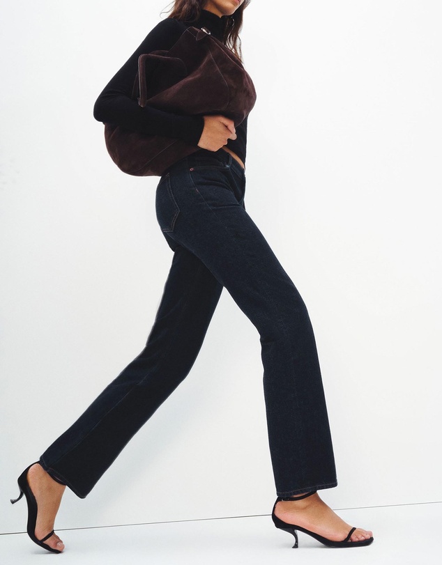 Reformation - Greer Mid Rise Straight Jeans