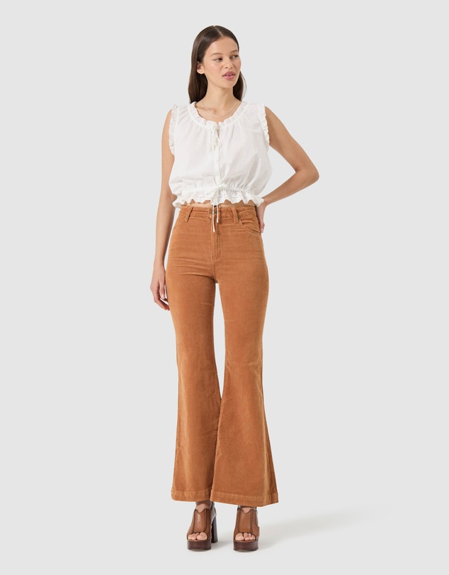 Rolla's - Eastcoast Flare Jean - Caramel Cord