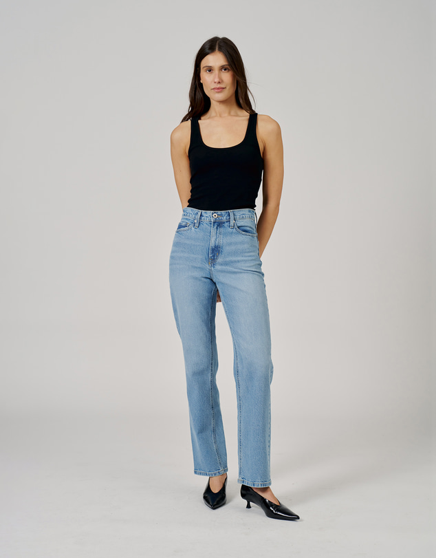 Outland Denim - Zoe High Straight Jeans