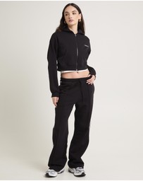 Subtitled - Cropped Zip Hoodie