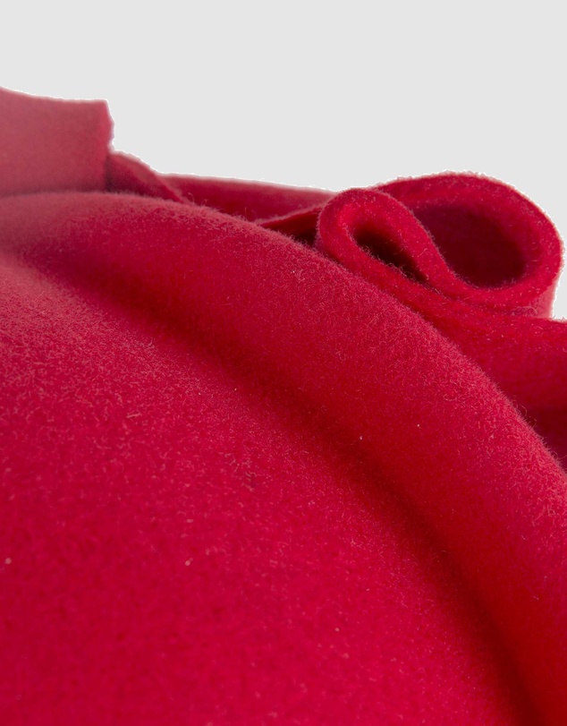 Max Alexander - Felt Red Pillbox Hat