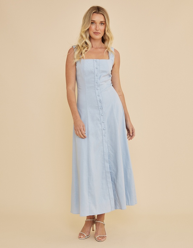 Amelius - Lucie Buttoned Midi Dress