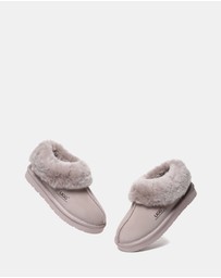 EVERAU - Australian Shepherd Ugg Homey Special Cow Suede Upper House Shoes