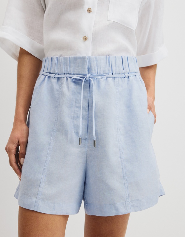 Country Road - Pull On Linen Short