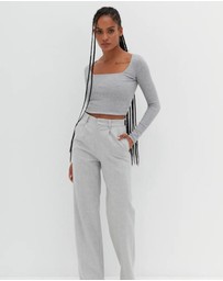 Style Addict - Crop Square Neck Top