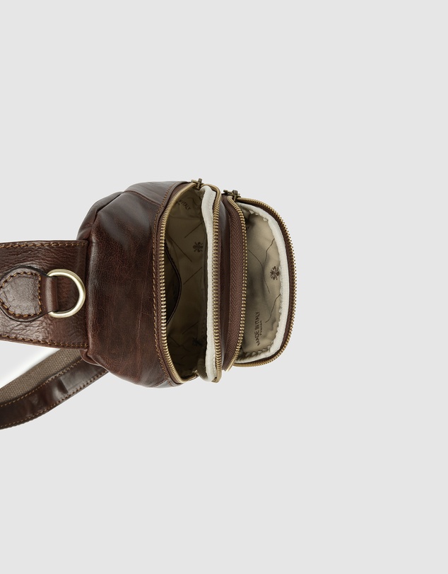 Republic of Florence - Valerio Brown Leather Sling Bag