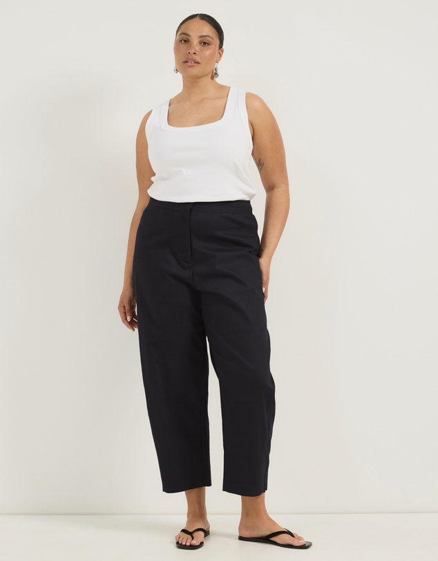 Atmos&Here Curvy - Elena Barrel Leg Pants
