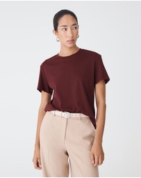 Forcast - May Relaxed Cotton T-shirt