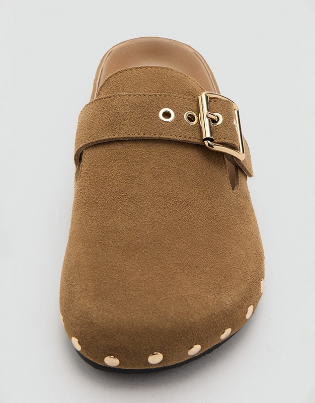 M.N.G - Studded Leather Slides