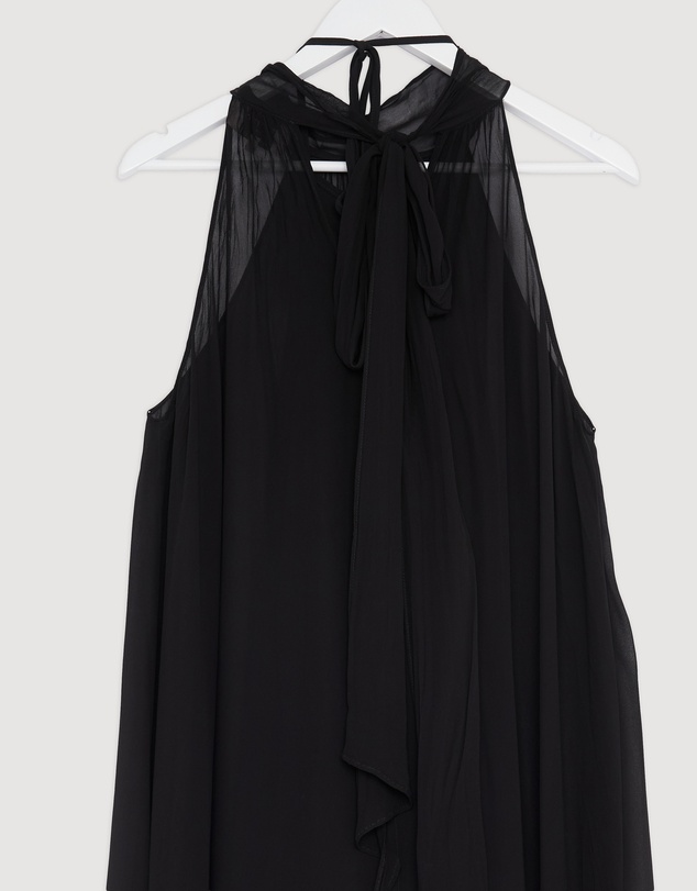 Revibe - Repaired Minima Esenciales Reese Tie Back Maxi Dress - AU 12