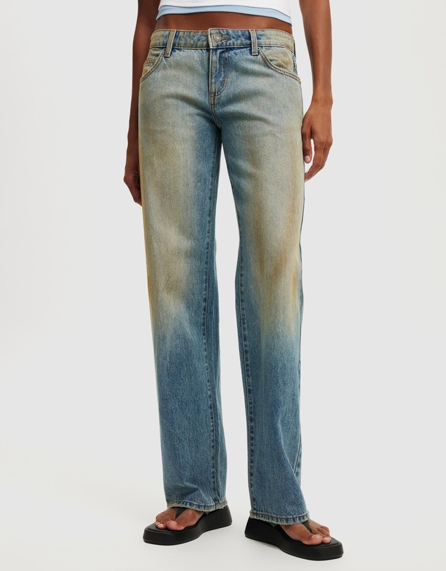 Cotton On - Low Rise Straight Jeans