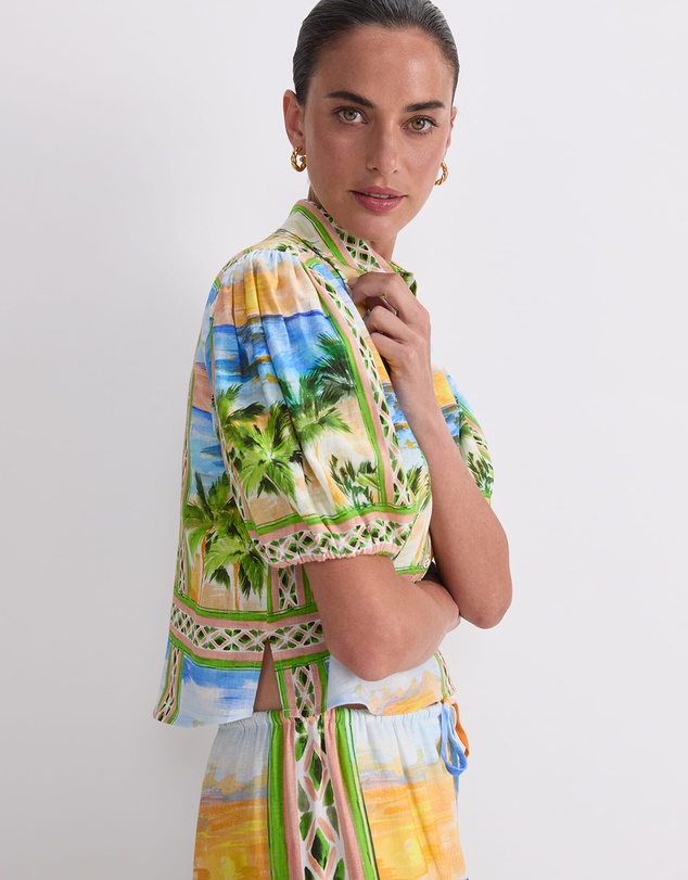 Sportscraft - Sunset Palm Blouse