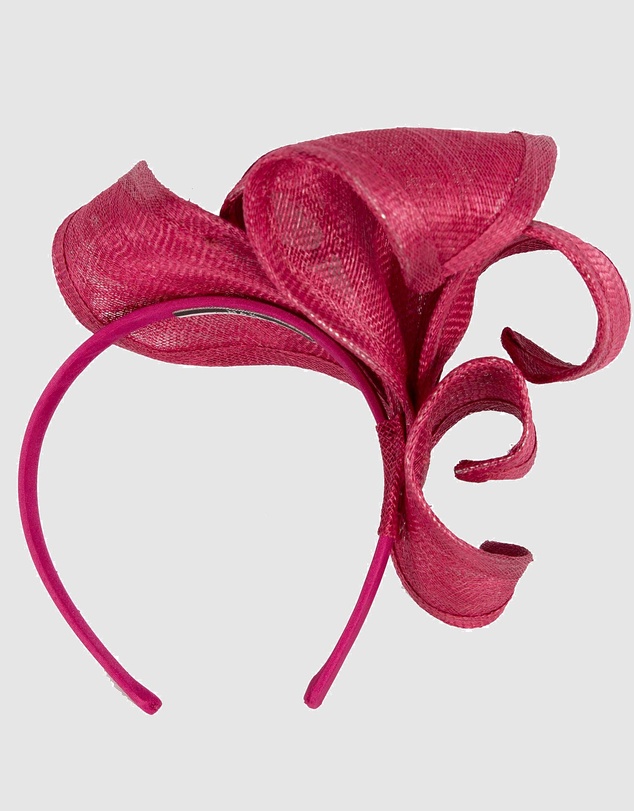 Max Alexander - Large Red Sinamay Racing Fascinator