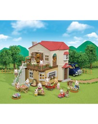 Sylvanian Families - Red Roof Country Home with Attic