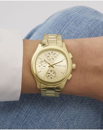 GUESS - GUESS Ladies Gold-Tone Multifunction Watch