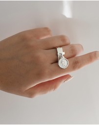 Von Treskow - 4 Stack Mini Coin Ring