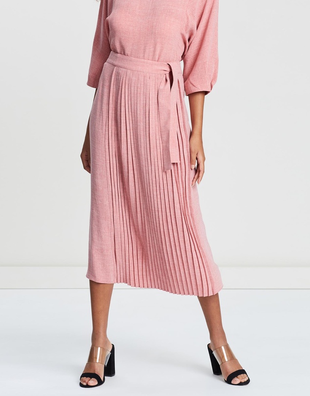 SABA - Lillie Pleated Midi Skirt
