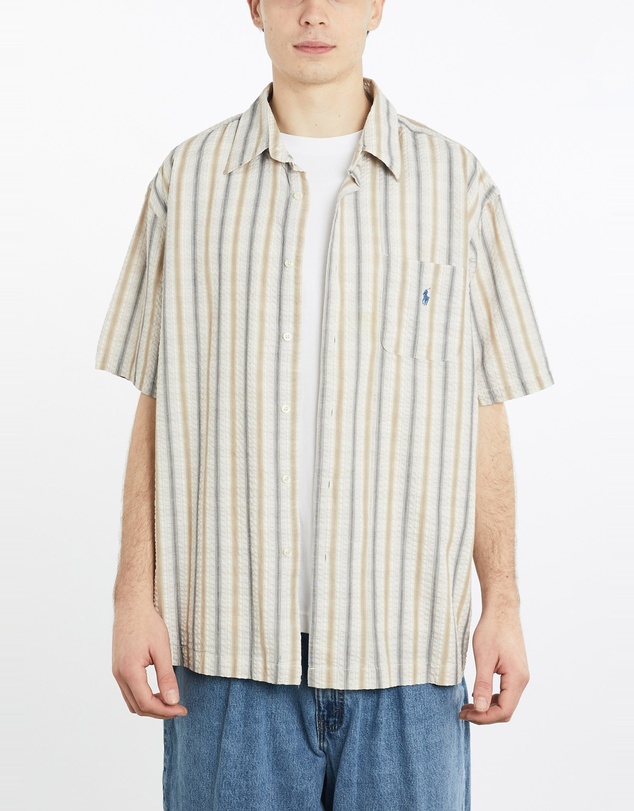 Vintage by The Real Deal - Pre Loved - Vintage 90s Polo Ralph Lauren Short Sleeve Button Up Shirt