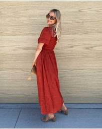 Esther & Co - Iolana Dress - Rust