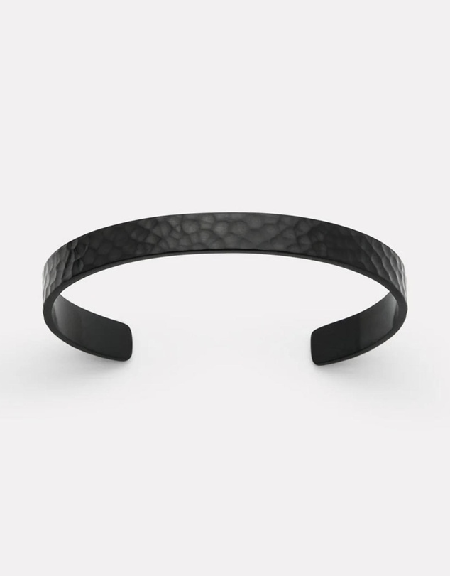 Najo - Midnight Men's Black PVD Steel Cuff