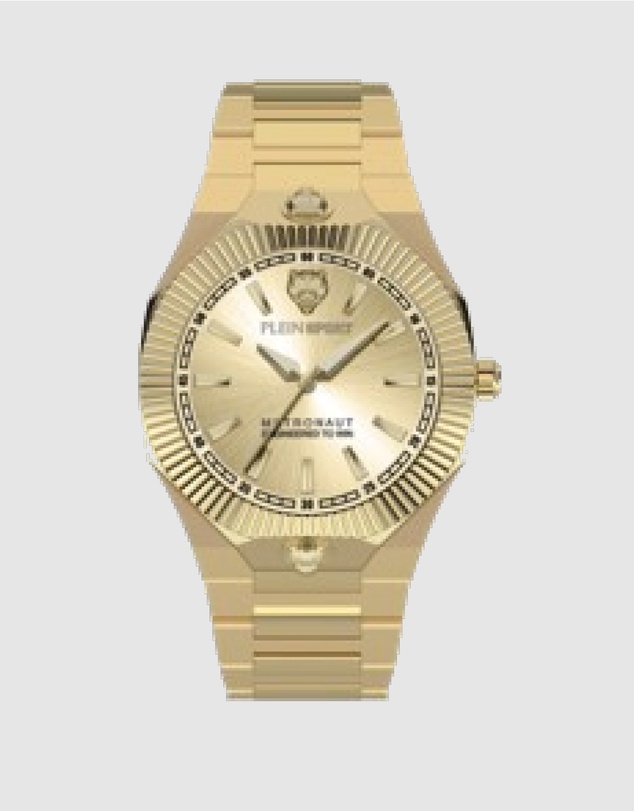 Plein Sport - PLEIN METRONAUT 42mm Champagne Dial and Gold-tone bracelet