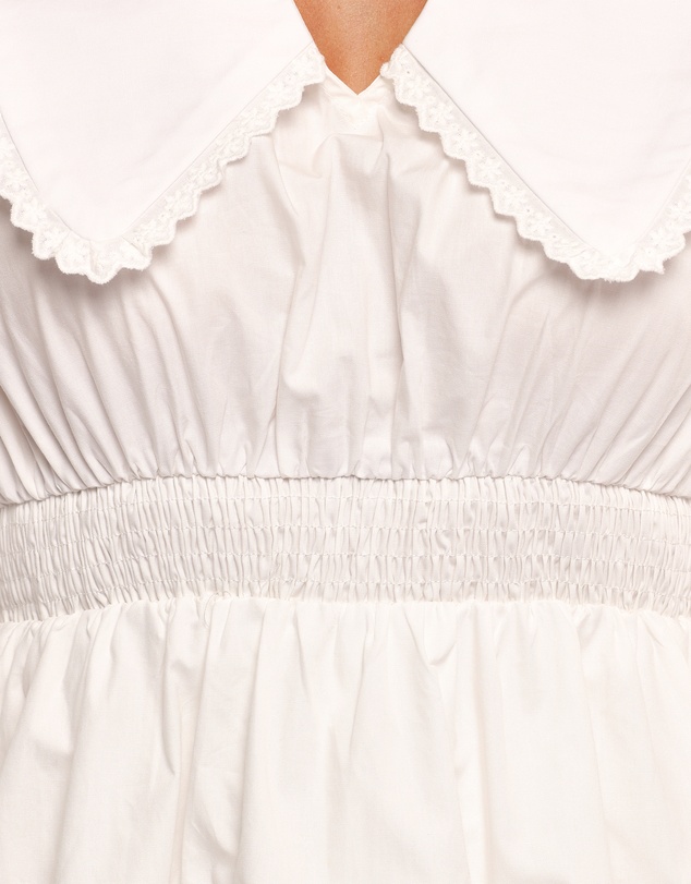 Petal & Pup - Nerida Long Sleeve Mini Dress - White