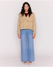 MINKPINK - Aya Cropped Trench