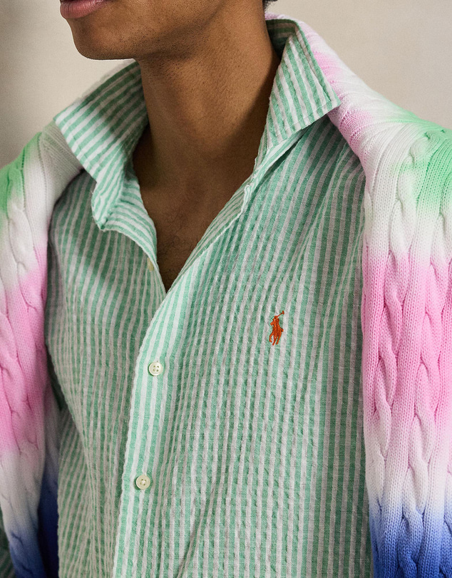 Polo Ralph Lauren - Custom Fit Striped Seersucker Shirt