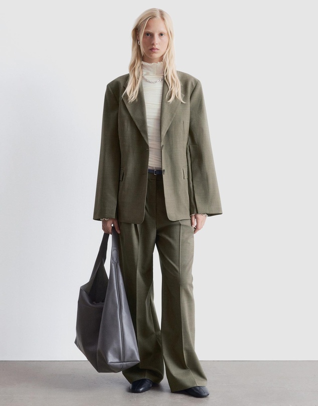 & Other Stories - Single-Breasted Wool Blazer