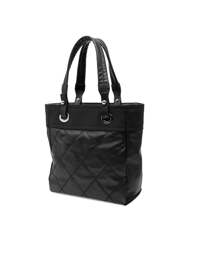 Pre-Loved by Azura Reborn - Pre-Loved Small Quilted Coated Canvas Paris Biarritz Tote