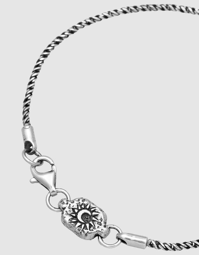 Haze & Glory - ICONIC EXCLUSIVE - Bracelet Men Sacred Sun 925 Sterling Silver