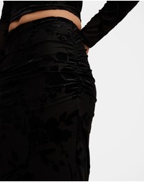 Forever New - Kenzie Mesh Burn Out Skirt