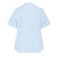 City Chic - Kitty Check Print Pyjama Shirt