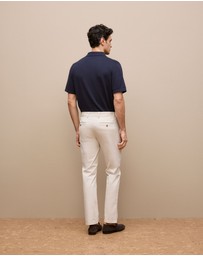 Trenery - Regular Fit Chino Pant in Stone
