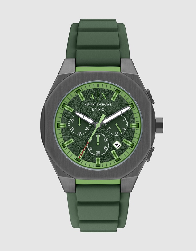 Armani Exchange - Green Chronograph Watch