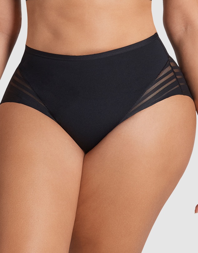 Leonisa - Lace Stripe Undetectable Seamless Shaping Brief