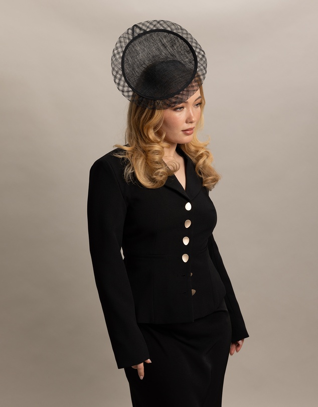 Morgan & Taylor - Kate Fascinator in Black