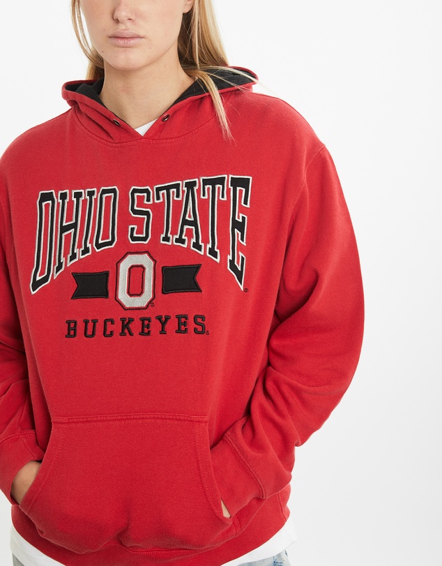 Vintage by The Real Deal - Pre Loved - Vintage NCAA Ohio State Buckeyes Hooded Sweatshirt