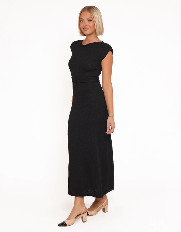 Petal & Pup - Alberta Midi Dress - Black