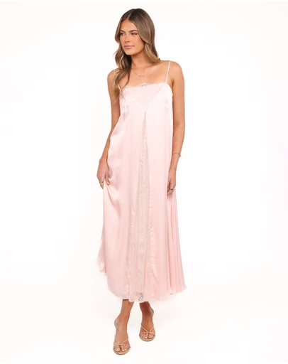 Petal & Pup - Halsey Midi Dress - Pink