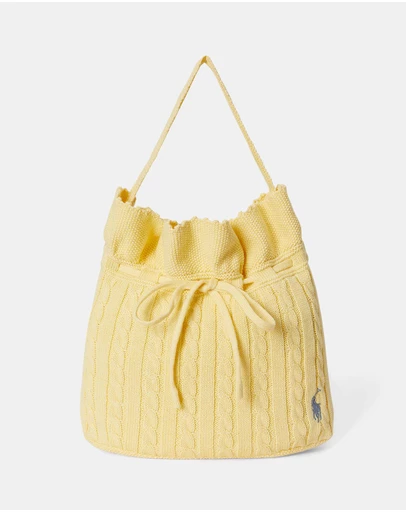 Polo Ralph Lauren - Mini-Cable Drawstring Bucket Bag