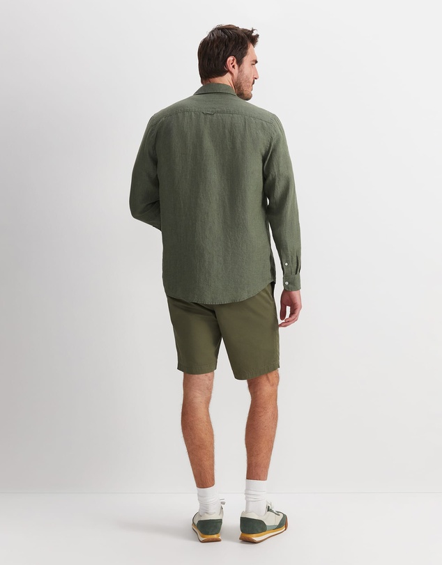 Sportscraft - Linen Long Sleeve Delave Shirt