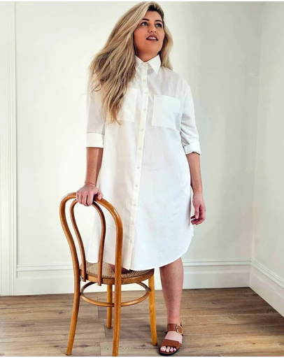 Hope & Harvest - Boyfriend Shirt Dress