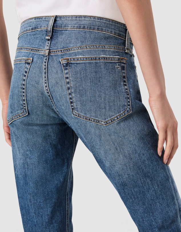 rag & bone - Dre Low-Rise Slim Boyfriend Jeans