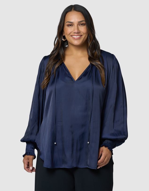 Pink Dusk by Curve Project - Feels Like The First Time Blouse