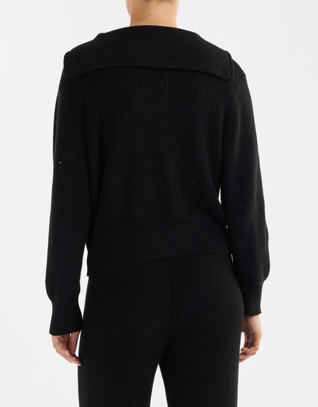 Amelius - Eline Knit Quarter Zip Polo
