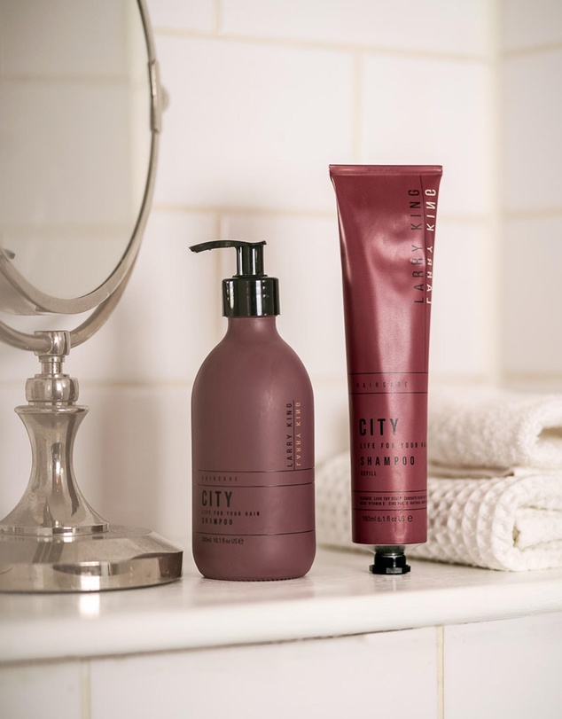 Larry King Haircare - City Life Shampoo Bottle